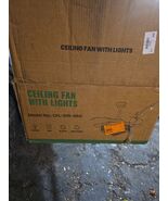 48 in. Indoor Modern Ceiling Fan with Light Gold Retractable - €106,26 EUR