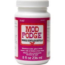 Mod Podge Waterbase Sealer, Glue and Finish (8-Ounce), CS11211 Sparkle - £13.58 GBP