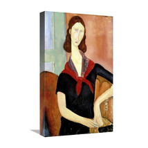 Global Gallery 22 in. Young Woman - Au Foulard Art Print - Amedeo Modigl... - £124.45 GBP