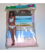 Fruit of the Loom Womens Size 7 Large Underwear Bikinis 5 Pack Cooling S... - £17.09 GBP