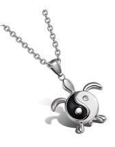 Magic Human Yin Yang Necklace - Sea Turtle Gifts for Women - - £69.76 GBP