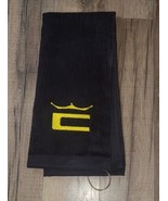 Cobra Golf Embroidered Golf Towel 16x26 Black  - £13.39 GBP