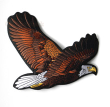 Extra Large American Eagle In Flight Quality Embroidered Jacket Patch 9 Inches - £11.30 GBP