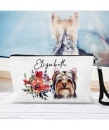 Yorkie Mom Gift, Dog Mom Accessory Pouch, Personalized Makeup Bag, Custo... - £12.50 GBP
