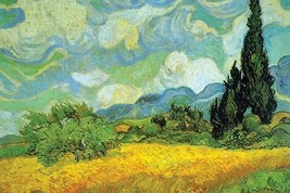 Cypresses by Vincent van Gogh - Art Print - £17.37 GBP+
