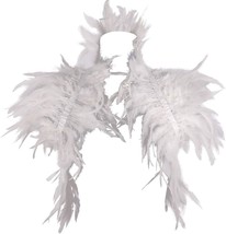 Women&#39;s Feathers Body Harness Shawl Punk Victorian Real Natural Feather ... - £39.35 GBP