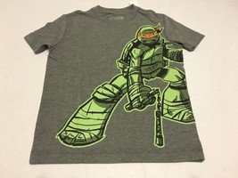 Old Navy Boys Tee Shirt XL 14-16 Ninja Turtle Gray - £13.57 GBP