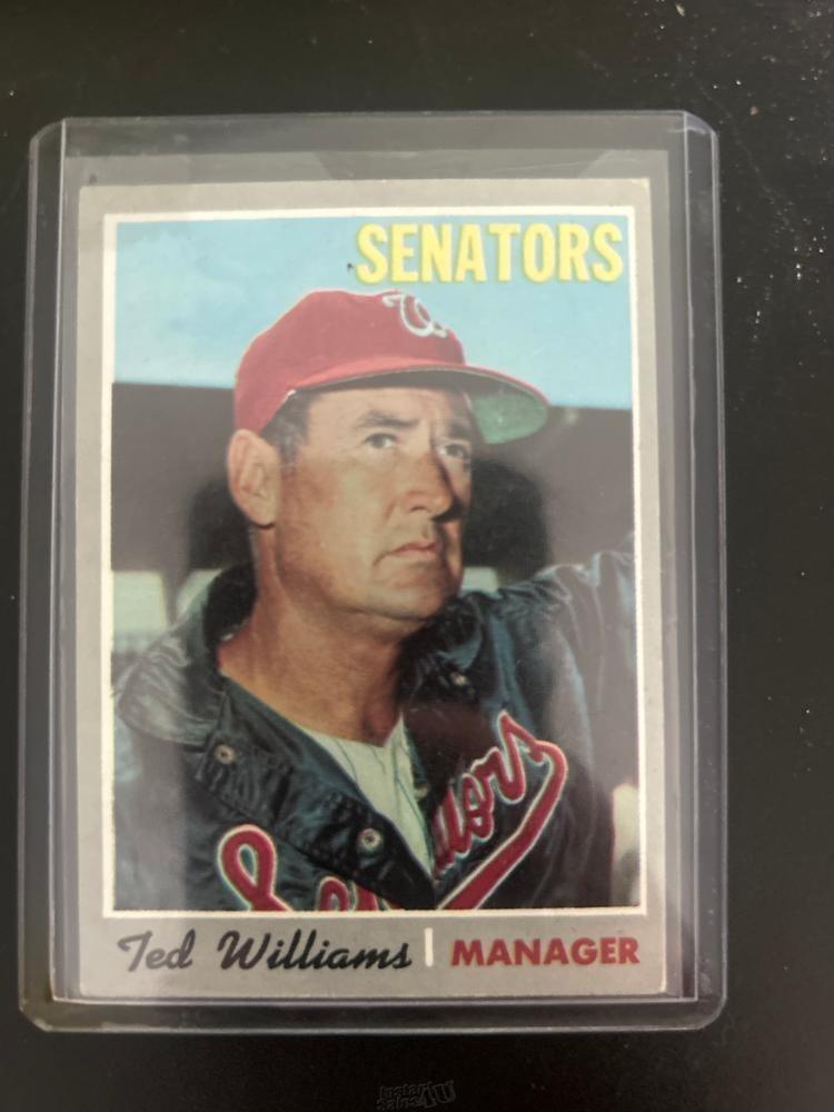 1970 Topps - Ted Williams HOF #211 - Washington Senators MLB Trading Card - $11.39