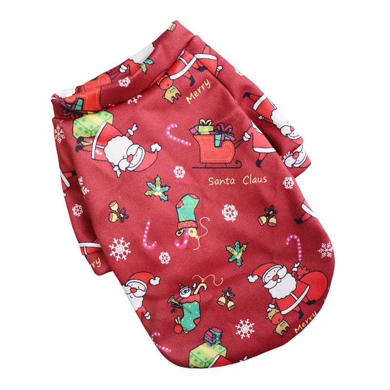 Winter Print Small Dog Hoodie Coat Warm Pet Clothes For Chihuahua Shih Tzu Sweat - £62.03 GBP