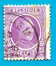 Belgium (used postage stamp) 25c King Albert I (1922) Scott # 151 - $1.99