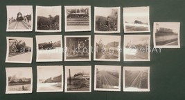 LOT 1950s vintage 16 N&amp;W RAILROAD orig PHOTOS norfolk &amp; western assorted - £66.56 GBP