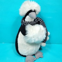 Bath &amp; Body Works Olga Penguin Black And White Scarf Plush Stuffed Anima... - $22.76