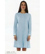 Camisón Abierta De Mujer Manga Larga de Algodón Jersey Linclalor 71583 - $38.61