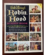 WALT DISNEY - ROBIN HOOD STAMP BOOK - 1955 - WD-3 - STAMPS STILL NOT AFF... - £27.48 GBP