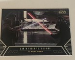 Star Wars Galactic Files Vintage Trading Card #DF-8 Darth Vader Vs Obi Wan - $2.48