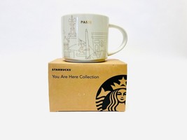 Starbucks You are Here Paris France Europe Christmas Gold Coffee City Mug 14 Oz - £129.71 GBP