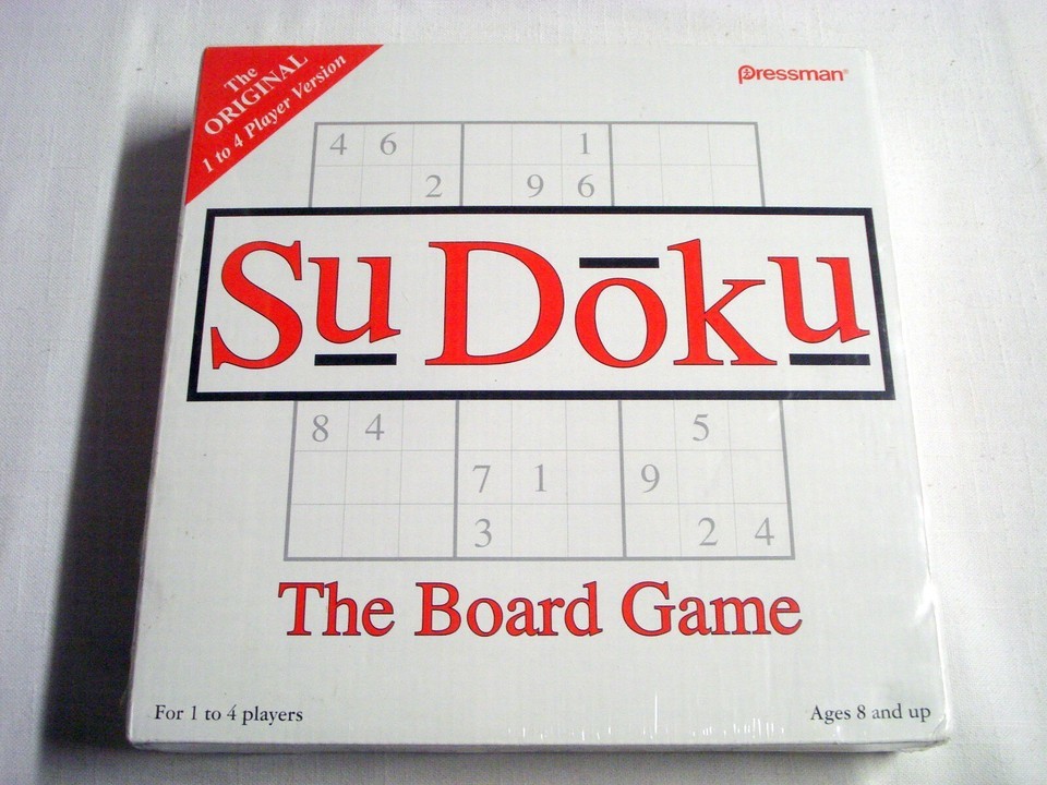New Sealed Sudoku The Board Game 2005 Pressman #5205 - $9.99