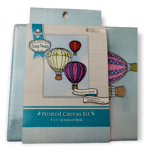 Fabric Editions - Needle Creations Eazy Peazy Balloons Canvas Embroidery Kit - £7.38 GBP