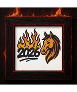 Fire Horse 2026 - Cross-stitch pattern PDF - Instant download - $5.00