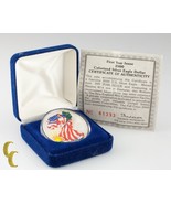 2000 Painted Walking Liberty Silver 1oz American Eagle w/ Box &amp; CoA Unci... - $72.04