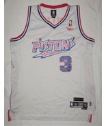 REEBOK WALLACE # 3 DETROIT PISTONS VINTAGE HARDWOOD CLASSICS NBA JERSEY  - £56.60 GBP