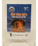 New York Mets Eric Valent #57 Pin from NY TIMES 2005 Pin Collection New! - $3.46