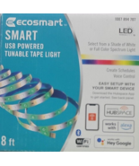 EcoSmart 8 ft. Smart RGB and Tunable White Tape Light Powered by Hubspace - $41.95 CAD