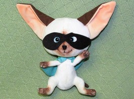 Merrymakers Skippyjon Jones Plush Doll Siamese Cat Chihuahua Dog 9" Mask Cape - $13.50