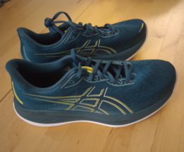 Asics Gel-Cumulus 26 Running Shoes Mens Size 11.5 Blue Teal Performance 1011B792 - $50.00