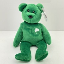 Ty Beanie Baby Erin The Irish Bear 1997 Retired Plush Toy Mint Tags Prot... - £15.47 GBP