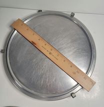Aluminum Cake Saver Carrier Wood Handle Mirro 1950's image 7