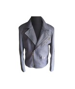 Amethyst Smoke Snakeskin Leather Jacket - $1,029.01 CAD+