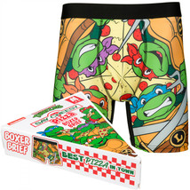 Teenage Mutant Ninja Turtles Pizza Boxer Briefs in Novelty Packaging Multi-Color - £16.06 GBP