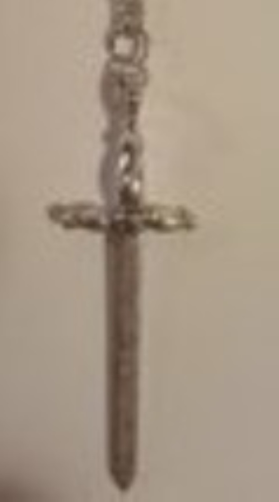 Sword cross necklace 2.5 inch  large 