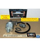 BRAND NEW 1969-1976 Cadillac MECHANICAL FUEL PUMP w/METAL INLINE FUEL FI... - $163.34