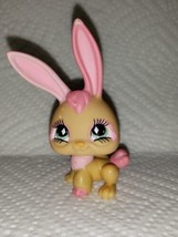 Littlest Pet Shop #506 Bunny Rabbit Pink Beige Green Diamond Eyes  - $9.99