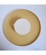 Tupperware Vintage 3 Piece Chip Dip and Serve Gold Tray, Bowl and Lid 492-5 - £6.72 GBP