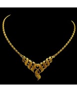 Xuping Goldtone Heart Necklace 18” - €21,35 EUR