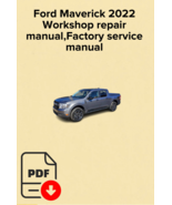 Ford Maverick 2022 Workshop repair manual,Factory service manual,OEM - €15,55 EUR