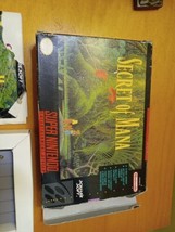 Secret of Mana Complete Tested CIB Super Nintendo Damaged Manual (SNES, 1993) - £94.11 GBP