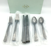 LENOX Cantwell Graphite 20-piece flatware set - 18/10 stainless steel 4 settings - £82.59 GBP