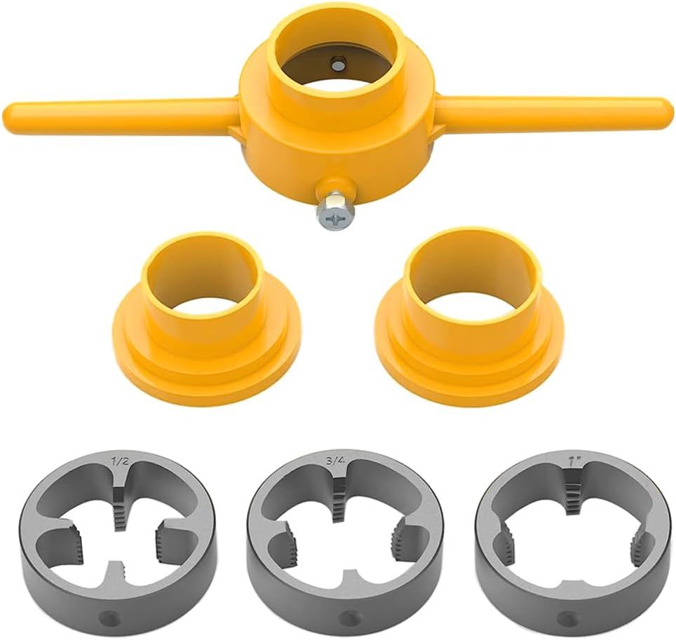 6Pcs Pvc Thread Maker Tool Pipe Threader Plumbing Tool Kit Plastic Pipe ... - $13.43
