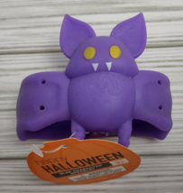 Bat Halloween Character Rubber Slap Bracelet Jiggler Creature Bendy Bendable 3+ - £14.12 GBP