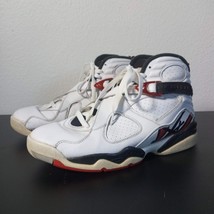 Air Jordan 8  Retro Alternate Leather Mid Top Basketball Shoes 305381-104 Size 8 - $137.75