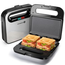 Sandwich Maker, Non-Stick Panini Press Sandwich Maker Breakfast Grilled ... - £34.64 GBP