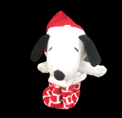 Primary image for Santa Snoopy 7” Plush In Pop Up Chimney Hoping Spring Sound & Laughs Christmas