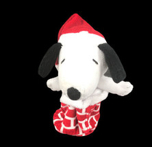 Santa Snoopy 7” Plush In Pop Up Chimney Hoping Spring Sound &amp; Laughs Chr... - £21.51 GBP