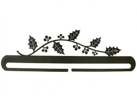 Classic Motifs 18 Inch Holly n Berries Split Bottom Charcoal Craft Holder - $32.95