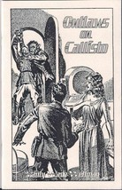 Outlaws on Callisto - Manly Wade Wellman - Sabre Press 2018 Pulp Chapbook - £2.34 GBP