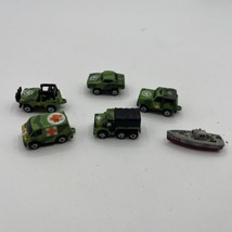 Micro Machines Lot of 6 Army Jungle Green - £19.51 GBP